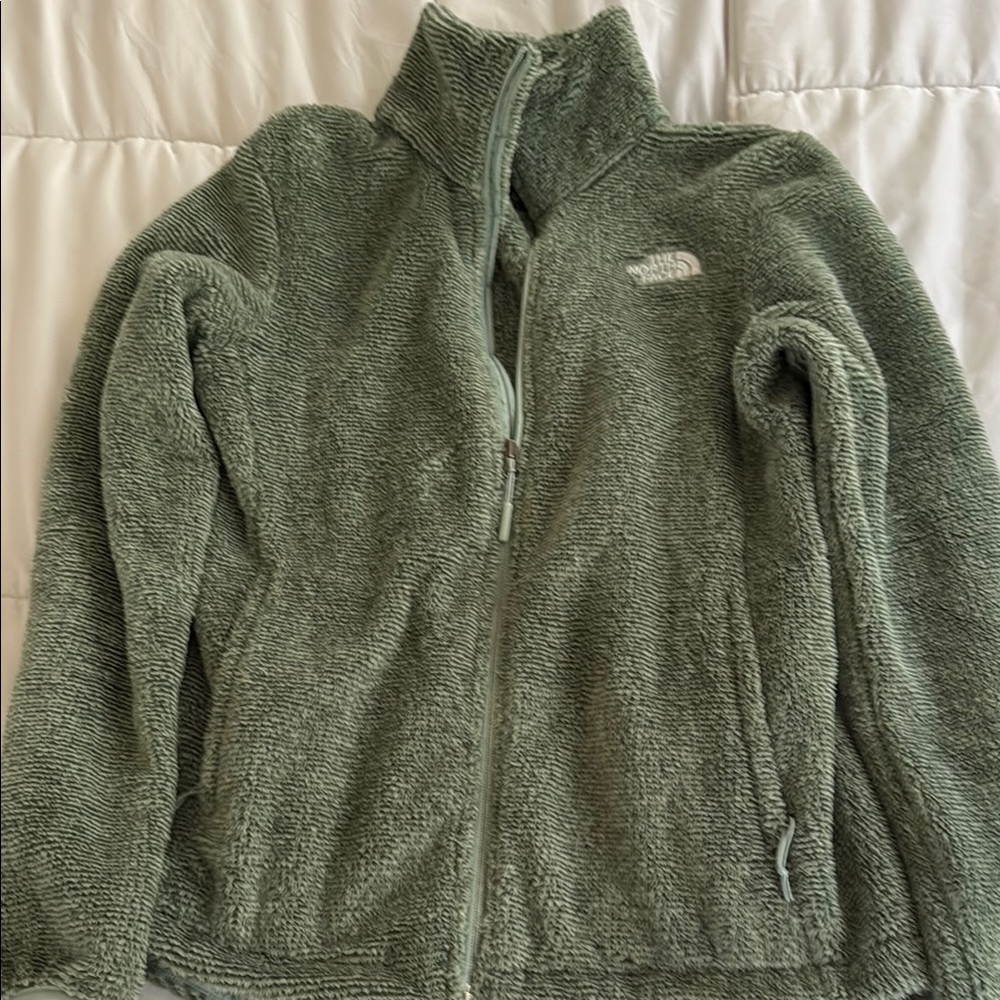 The North Face Olive Fleece Jacket